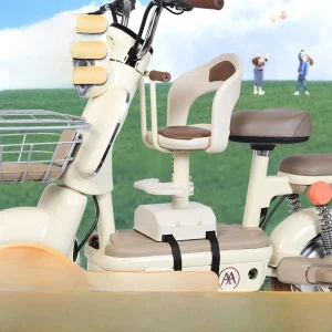 Siège bébé électrique moto pédale avant coton 9 mois4 ans