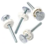 Écrou vis à noyau acier fixation escalier sécuritaire pour bébés et animaux 4 pièces haute qualité facile installation