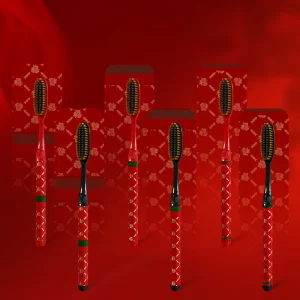 Coffret cadeau Nouvel An bébé brosse à dents arcenciel 6 pièces accessoires bébé hygiène dentaire sécurité qualité premium