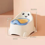 Pot toilette bébé apprendre propreté design ludique souriant couvercle amovible sécurité enfants toilettes voyage extérieur