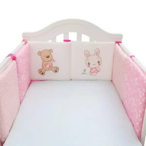 6 pièces ensemble protecteur lit bébé parechocs anticollision coussinets coton mélange berceau motif floral lapin ours bébé 01 ans sécurité lit enfant rose 6 pièces ensemble protecteur lit bébé parechocs anticollision coussinets coton mélange berceau motif floral lapin ours bébé 01 ans sécurité lit enfant rose