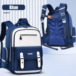 Sac à dos ergonomique bleu en nylon grande capacité pour enfant adolescent école primaire fille garçon design moderne confortable Yasss