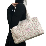 Sac de rangement poussette style coréen multipoches organizer couches voyage grande capacité sac à fleurs pour maman