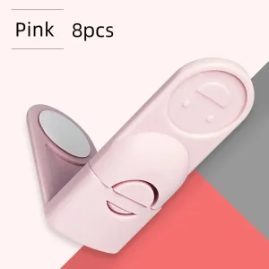 Serrure de sécurité pour bébé antipincement plastique blanc protection enfant 8 pièces pratique et durable