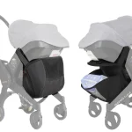 Aqua Baby Sac de rangement pour siège auto 4en1 tissu 300D compartiments multiples design minimaliste compatible Doona