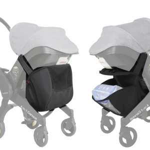 Aqua Baby Sac de rangement pour siège auto 4en1 tissu 300D compartiments multiples design minimaliste compatible Doona