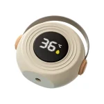 Thermomètre digital bébé 040℃ affichage LED en temps réel étanche pour bain design moderne ergonomique avec clip bébé 024 mois