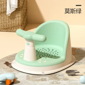 Siège de douche portable pour bébés support de bain antidérapant confort et sécurité pour enfants en bas âge