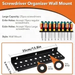 Organisateur mural tournevis outils bricolage atelier famille artisan style moderne