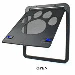 Écran magnétique verrouillable pour animaux de compagnie, porte de fenêtre, maison, entrée libre, facile à installer, mode, extérieur, chien, chat, jardin, nouveau – footprint
