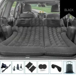 Matelas gonflable camping portable SUV oreillers intégrés pompe électrique lit d&rsquo;air voiture confort voyage outdoor