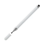 Stylo tactile écran capacitif plastique métal pointe fine design moderne blanc universel portable
