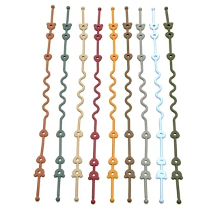 Ensemble clips décoratifs en plastique forme ondulée 9 couleurs variées usage domestique et créatif maintien sûr et pratique style moderne Ensemble clips décoratifs en plastique forme ondulée 9 couleurs variées usage domestique et créatif maintien sûr et pratique style moderne