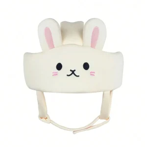 Casque de protection pour bébé 1324 mois sécurité douce style lapin ajustable usage quotidien tissu polyester design mignon prévention chutes