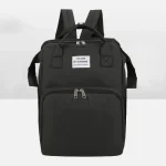 Sac à dos maman multifonction pliable noir grande capacité bébé couches bouteilles épaules rembourrées fermeture éclair portable YOU ARE MY SUNSHINE