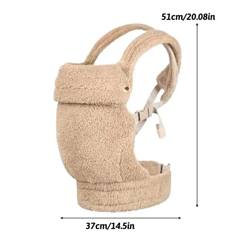 Portebébé ergonomique en peluche douce transport sécurisé bébé 624 mois solution confortable portage enfant usage quotidien et voyages