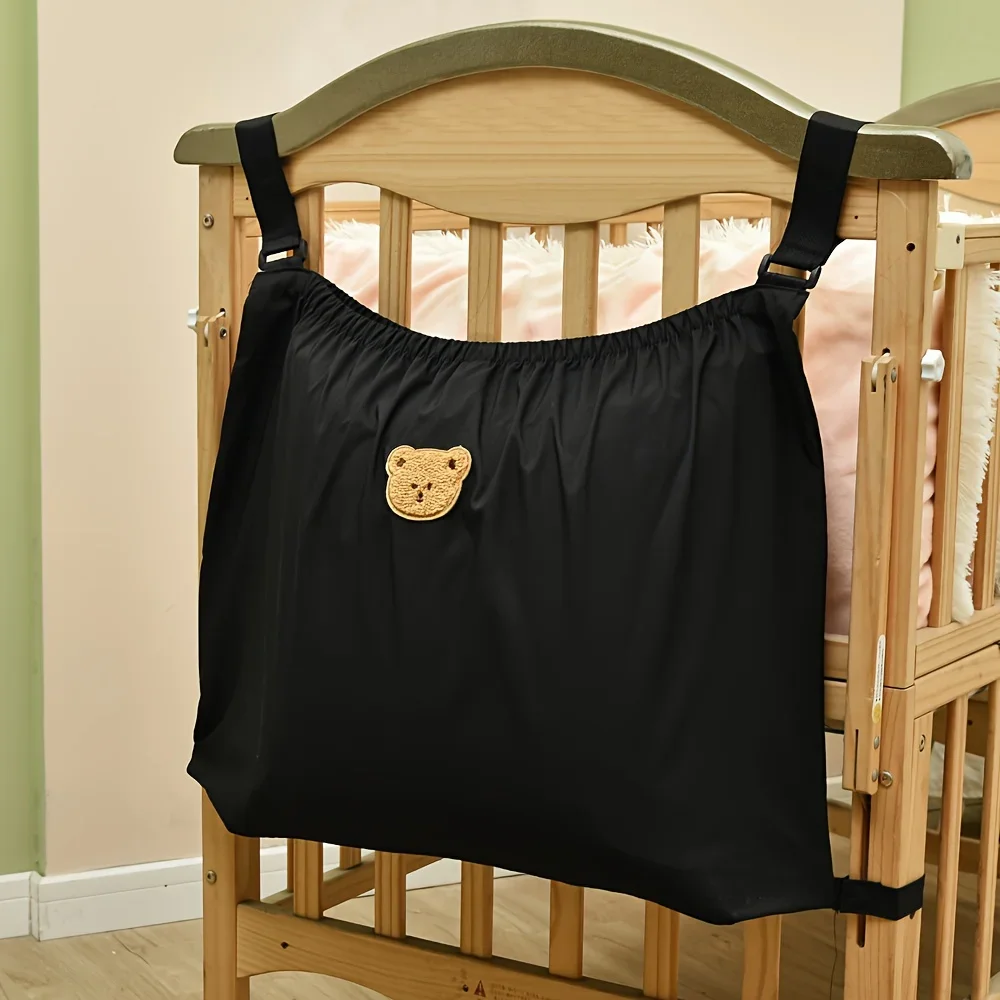 Sac de poussette léger pour parents design ours pochette rangement grande capacité compatible poussettes et bouteilles de lait