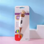 Thermomètre numérique pour enfants design singe mesure rapide mémoire de lecture usage familial hygiène et santé bébé