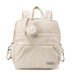 Sac à dos à couches Soboba pour bébé grande capacité étanche style moderne beige clair accessoires inclus pratique pour la maternité