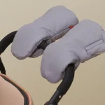 Gants mitaine pour poussette bébé protègemains chauds housse main polaire accessoires poussette 4 pièces maternité