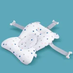 Oreiller bébé support chaise haute ajustable tissu doux étoiles motifs Safety straps fixation bébé confortable moderne sécurisé