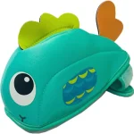 Accessoire de bain en forme de baleine pour bébé protecteur de bouche jouet de bain sécuritaire design cartoon matériau doux unisexe 3040 cm