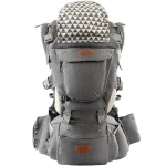 Portebébé kangourou ergonomique Sunveno sac à dos bébé confortable voyage randonnée soutien hanches tissu doux style moderne 02 ans