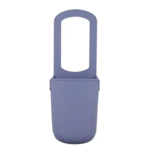 Portegobelet en silicone pour poussette fauteuil roulant landau et sac de bouteilles  Bleu