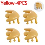 4 Pièces  ProtègeCoin Sécurité Mousse Adhésive pour Meubles Bureau Maison  Jaune  Design Moderne