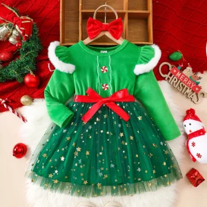 Robe de soirée pour filles 16 ans ensemble 2 pièces robe Noël coton renard argenté velours manches longues robe étoile Tulle bandeau Robe de soirée pour filles 16 ans ensemble 2 pièces robe Noël coton renard argenté velours manches longues robe étoile Tulle bandeau
