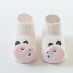 Chaussons bébé antidérapants en coton pour enfant 0 à 3 ans slipper été automne nouveauné style ours mignon confort et sécurité