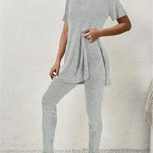 Ensemble deux pièces vêtements maison bébé STOLKISS doux confortable élastique style loose été Ensemble deux pièces vêtements maison bébé STOLKISS doux confortable élastique style loose été