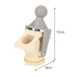 Support fixation dispositif ABS durable design ergonomique poussette accessoire fixation universelle multifonctionnel support fixation plastique gris beige