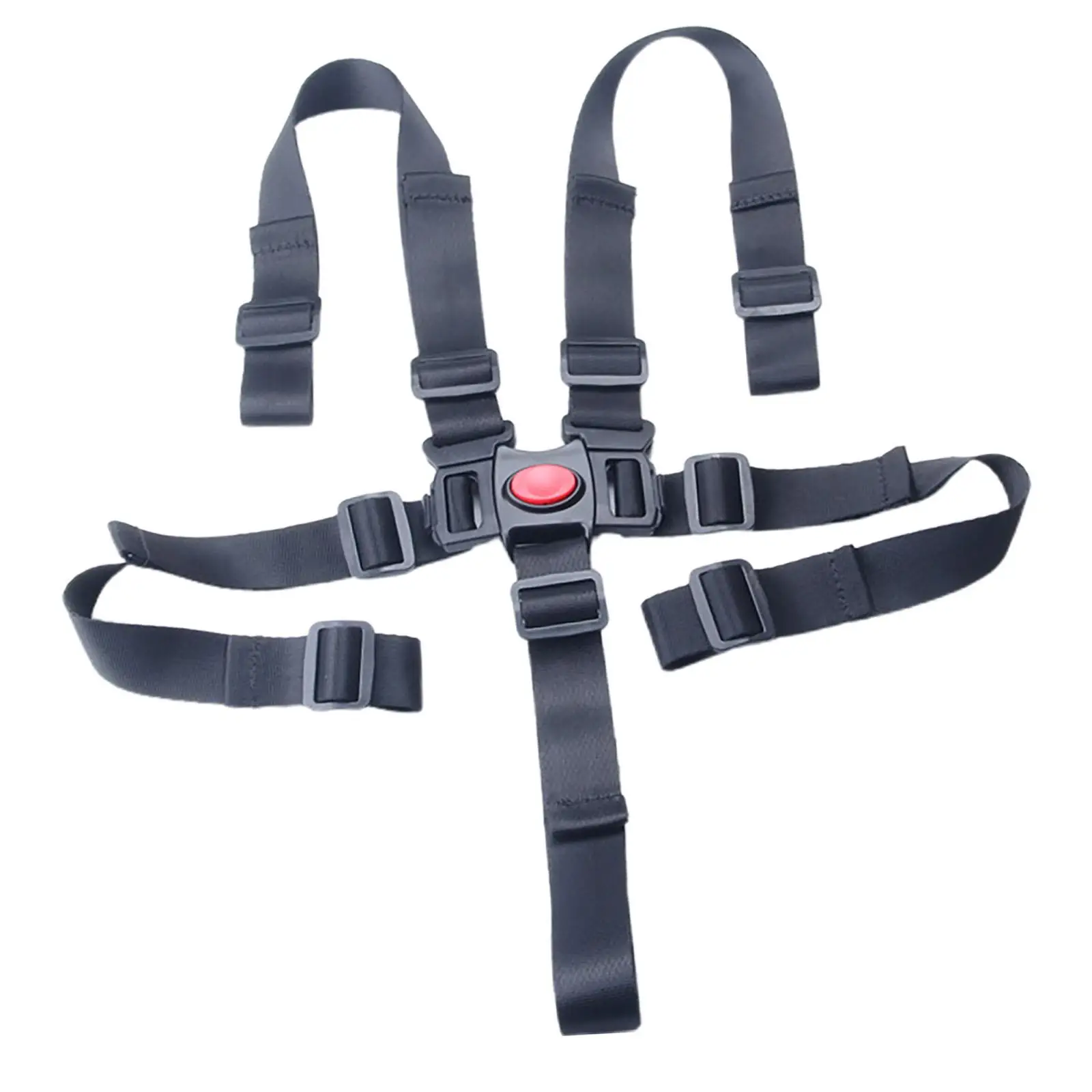 Ceinture de fixation pour caméra d&rsquo;action harnais adjustable matériaux synthétiques design sportif noir bouton central rouge port pratique randonnée ski vélo