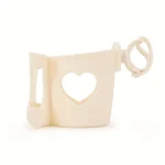 Accessoire cuisine contenant mesure mélange cœur plastique beige handle hook design romantique moderne