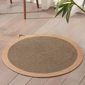 Tapis de couchage pour chat en rotin tapis frais et confortable coussin de glace pour chat matelas en coton naturel design moderne et durable sans produits chimiques