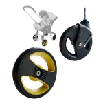 Roues originales Donna/Doona roues de remplacement en plastique durable stabilisateurs de poussette accessoires bébé manœuvrabilité optimale Grip renforcé