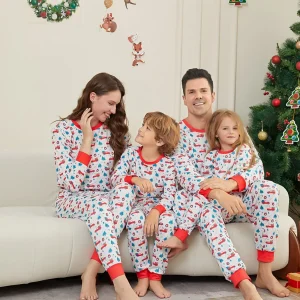 Pyjamas de Noël 2025 Famille Bébé Enfant Adulte Costume EnfantChien Tenue Confortable et Élégante pour Fêtes Pyjamas de Noël 2025 Famille Bébé Enfant Adulte Costume EnfantChien Tenue Confortable et Élégante pour Fêtes