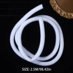 Rouleau de mousse isolante 2.5m blanche pour emballage construction bricolage matériaux protecteurs résistants texture douce et légère haute qualité