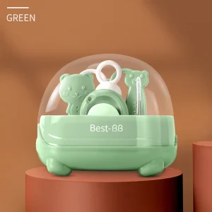 Ensemble de coupeongles bébé 5 pièces antipincement style animal design sécuritaire set de soins pour bébé en PP