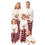 Pyjamas de Noël assortis pour la famille mère enfants bébé ensemble coordonné style festif vêtements de nuit doux confort bébé 2024