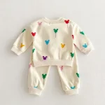 Ensemble princesse coloré pour filles tissu doux coton polyester pantalon élastique vêtements enfant décontractés E1406