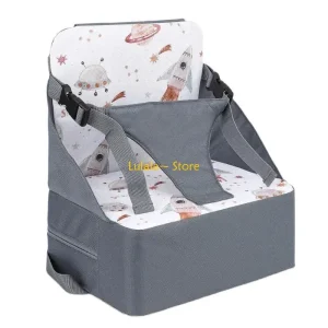 Chaise haute pliable pour enfant design espace confortable et sécurisée mobilier enfant accessoire repas bébé dosssier ajustable tissu doux Lulala~ Store