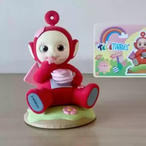 Teletubbies figurine voyageur jouet créatif enfants cadeau surprise décoration voiture boîte aveugle accessoire bébé jouet plastique sûr éducatif 安全 14 ans