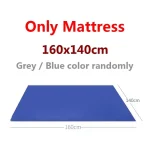 Matelas rafraîchissant bébé lit et canapé 160×140 cm coussin de refroidissement matelas confortable coloris bleu ou gris indispensable pour bébé