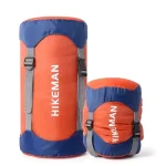 Sacs de couchage camping HIKEMAN sacs de rangement compression étanche portable ultraléger randonnée voyage sac à dos compact orangebleu