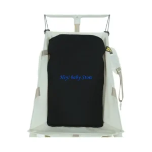 Supporteur de posture assise pour poussette bébé Q1FE  Remplacement chariot  Confort et sécurité  Noir