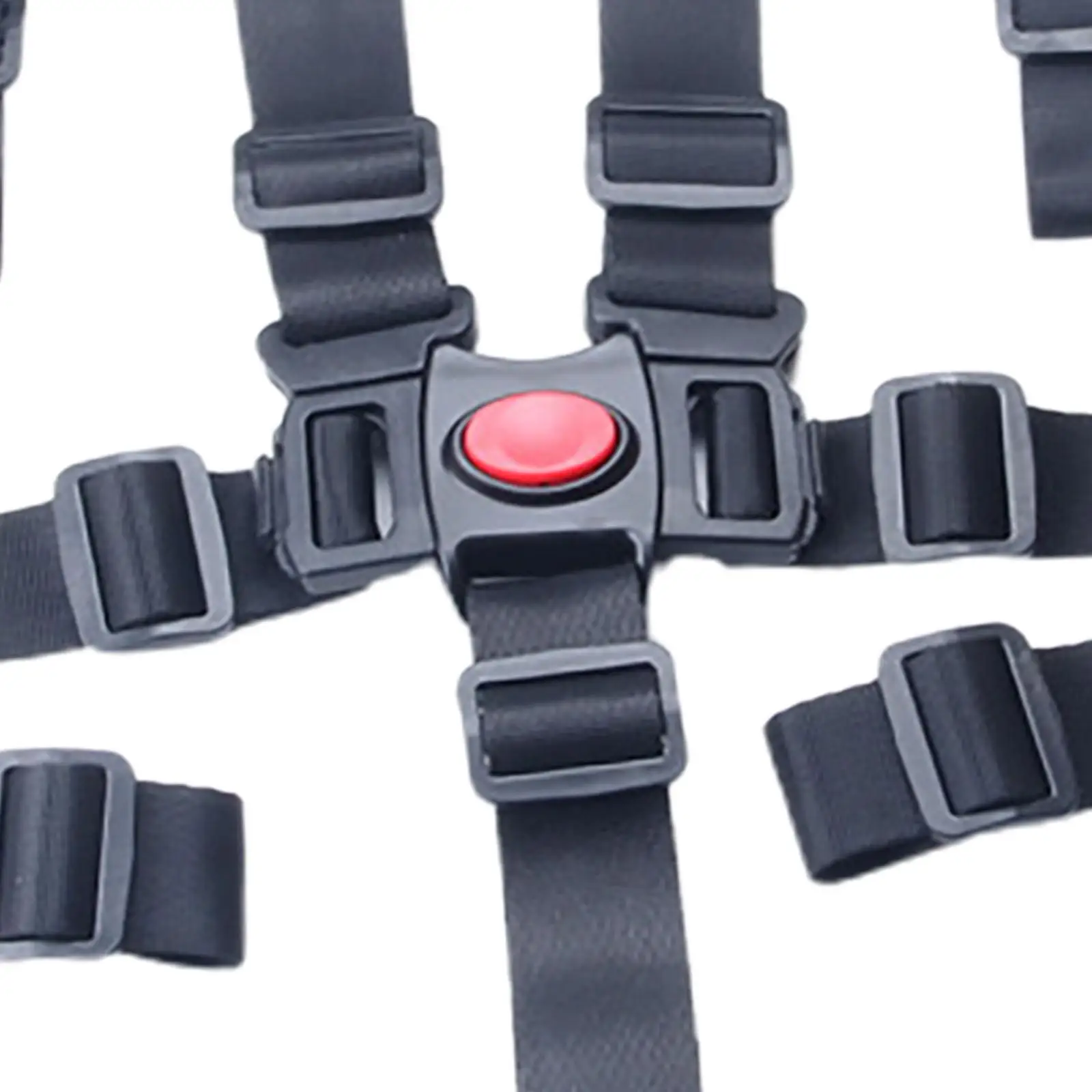 Ceinture de fixation pour caméra d&rsquo;action harnais adjustable matériaux synthétiques design sportif noir bouton central rouge port pratique randonnée ski vélo