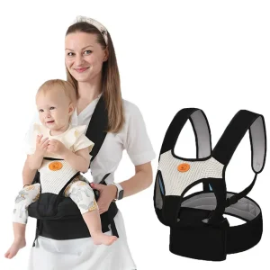 Portebébé en tissu respirant ergonomique ajustable confortable et sécuritaire pour bébé de 3 à 36 mois