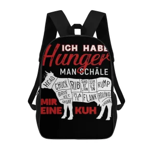 Sac à dos école enfant design vache humoristique 100% polyester qualité supérieure sac maternelle filles garçons ajustables bretelles fermeture éclair Sac à dos école enfant design vache humoristique 100% polyester qualité supérieure sac maternelle filles garçons ajustables bretelles fermeture éclair